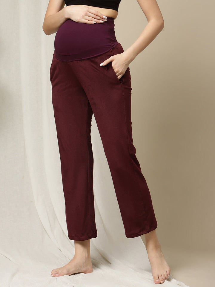 Maternity Winter Pants - Velvet