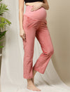 2pc. Maternity Velvet Set- Winter- Pink