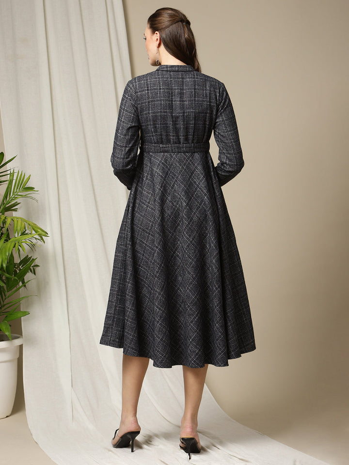 Maternity Winter Woolen Dress