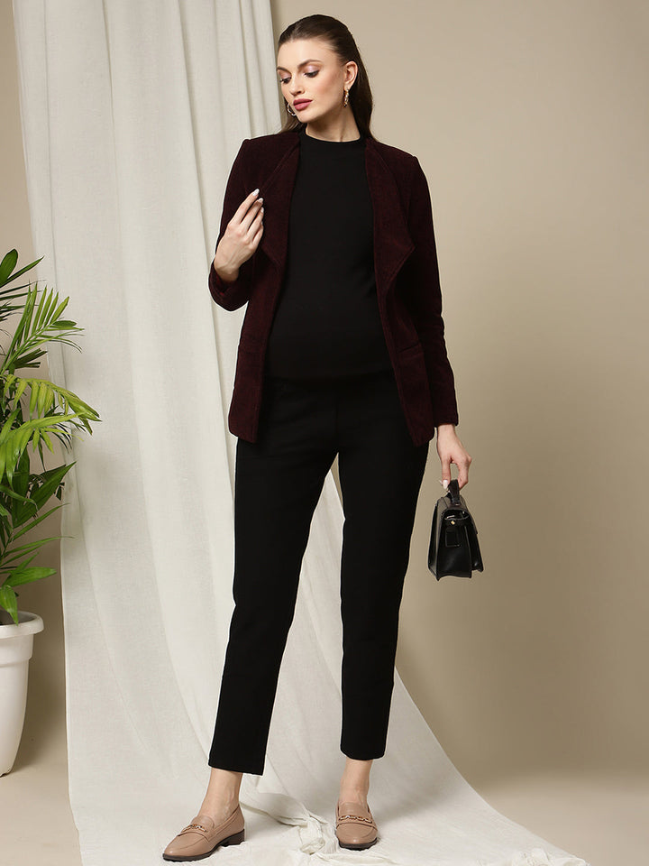 Maternity Winter Woolen Jacket