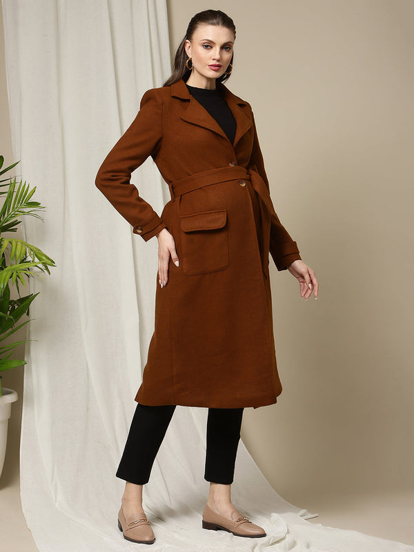 Maternity sales wrap coat