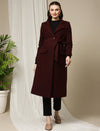 Maternity Wool Wrap Coat