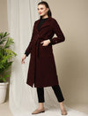 Maternity Wool Wrap Coat