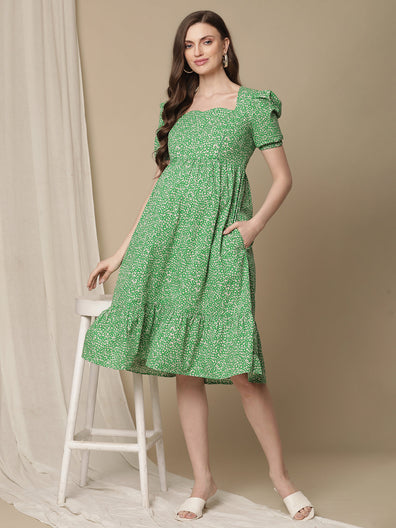 Mint Green Maternity Dress