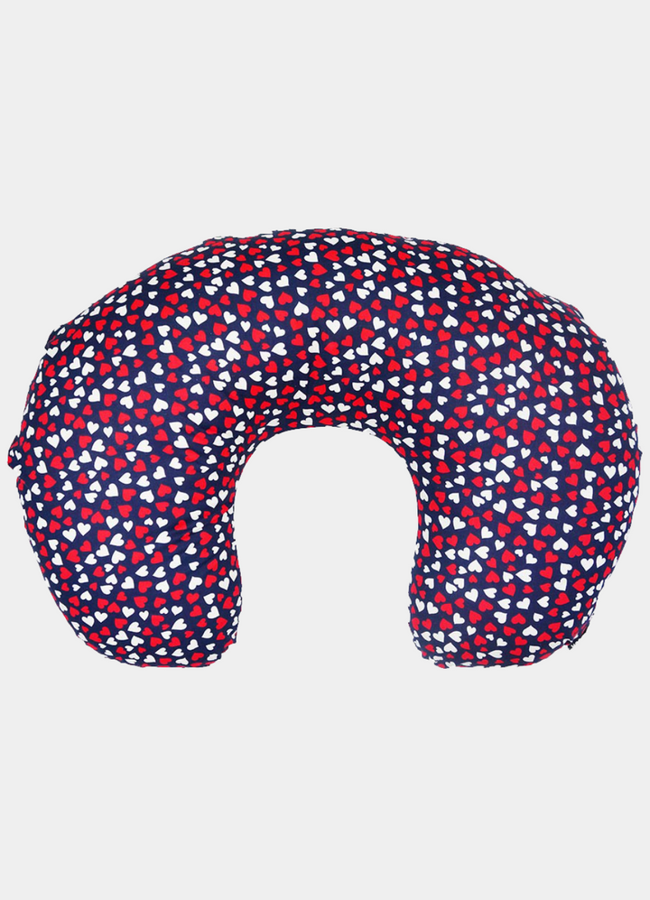 Baby Feeding Pillow with heart prints