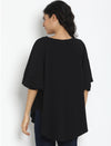 Maternity/Feeding Cover Poncho- Black