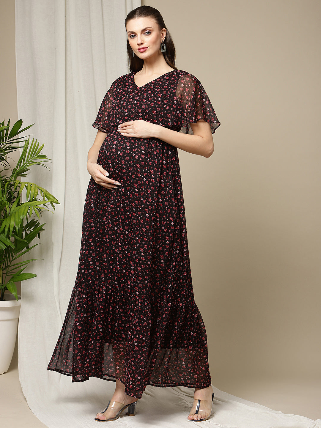 Buy One Piece Maternity Maxi Dress