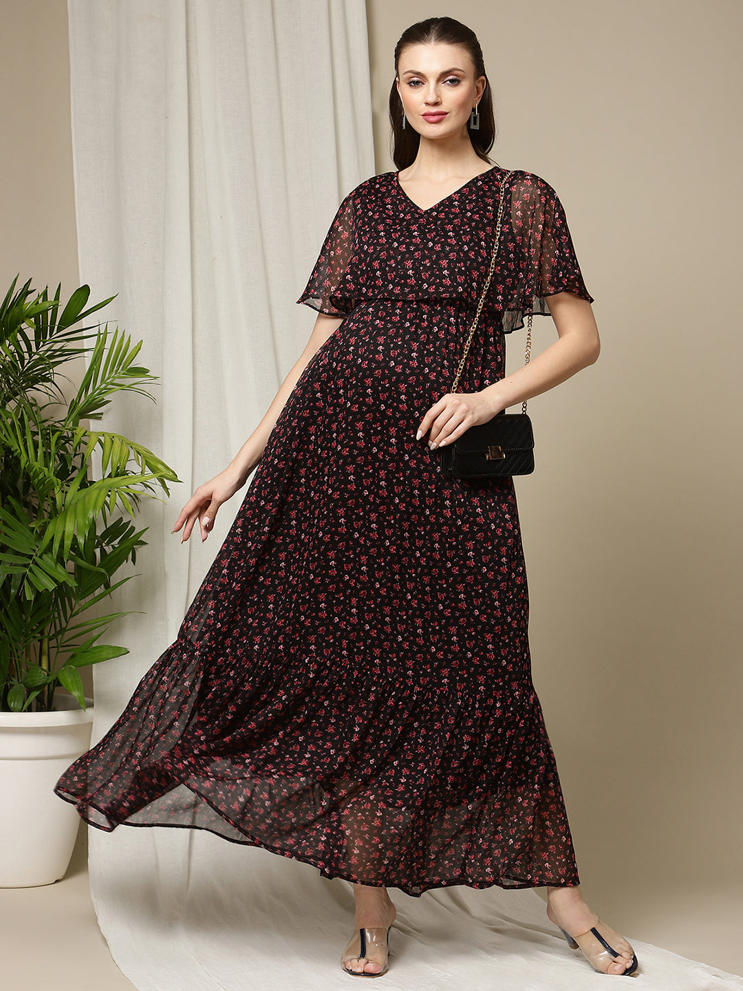 Buy One Piece Maternity Maxi Dress