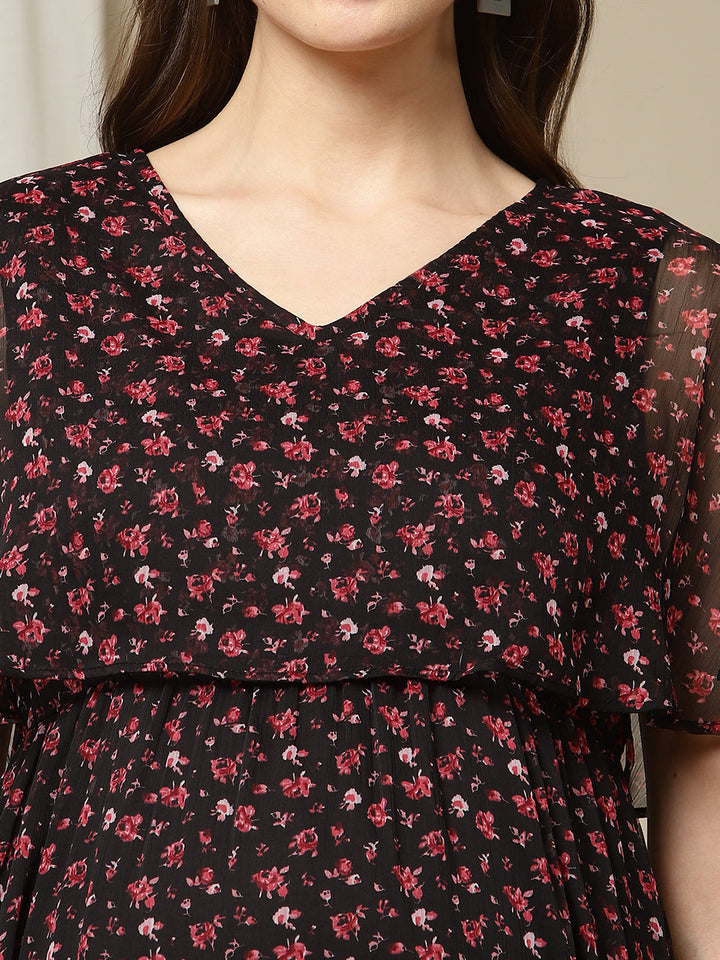 One Piece Maternity Maxi Dress