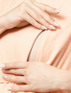 Peach Georgette Maternity Dress