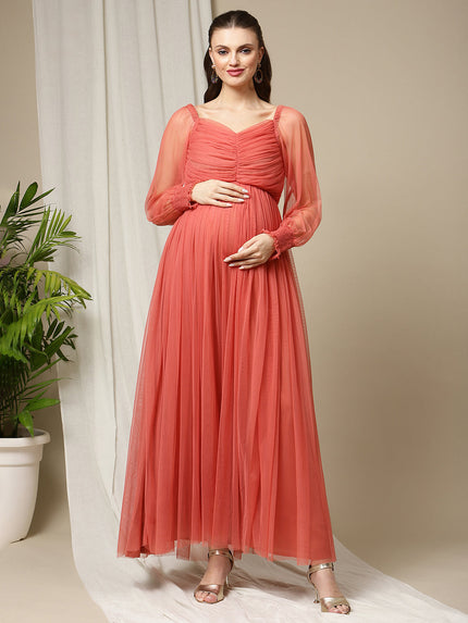 Buy Pink Pregnancy Gown Dress Buy Pink Pregnancy Gown Dress