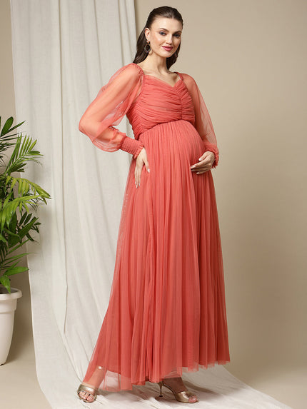 Buy Pink Pregnancy Gown Dress Buy Pink Pregnancy Gown Dress
