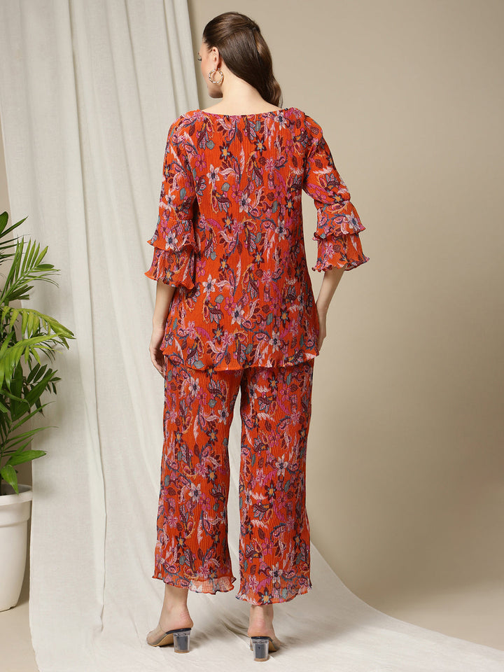 Pleated Matching Set