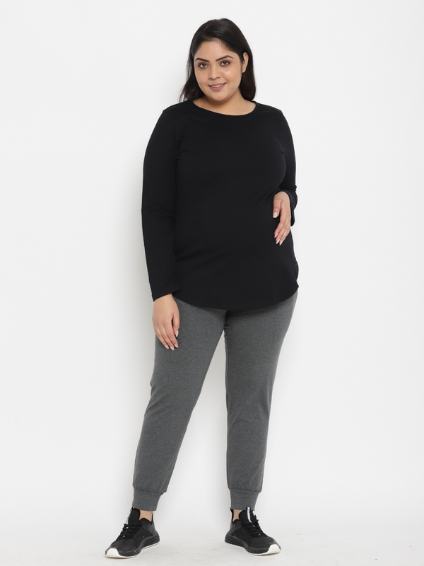 Plus size 2025 cotton joggers