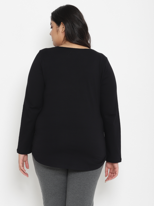 Maternity Plus Size Full Sleeves T-Shirt
