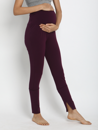 Purple Maternity Leggings