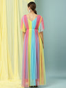 Rainbow Maternity Gown