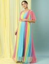 Rainbow Maternity Gown