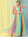 Rainbow Maternity Gown
