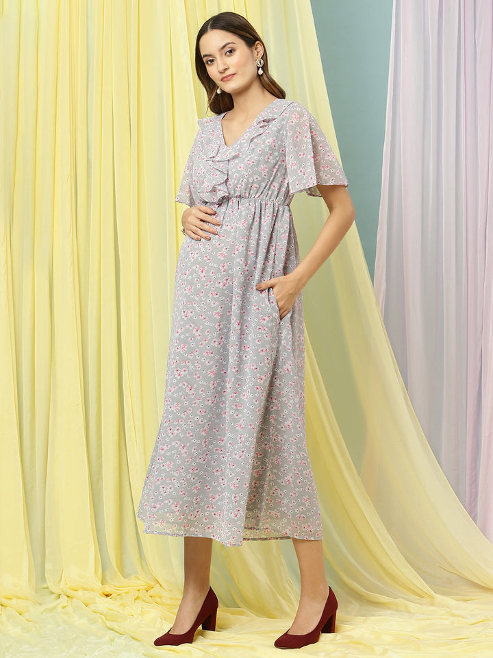 Ruffle Feeding Dress