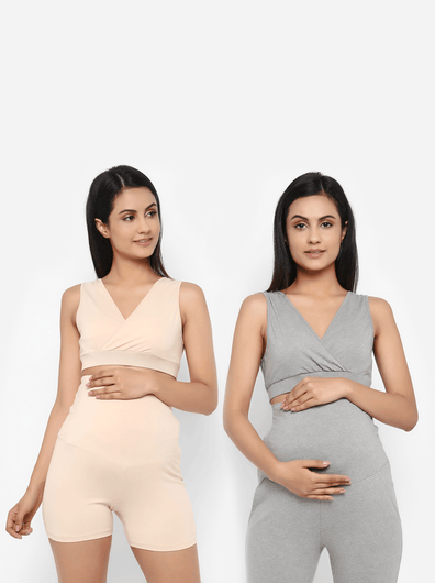 Pack of 2 Maternity Crossover Nursing Bra