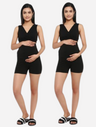 2pc. Maternity OverBelly Shorts