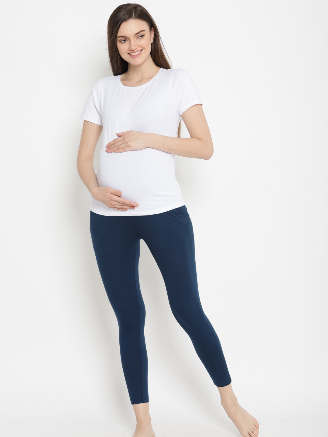 Buy Maternity Under Belly Leggings - Black