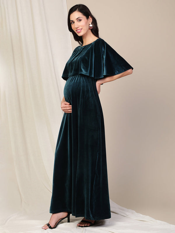 Velvet Pregnancy Dress