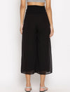 Black Maternity Culotte Pants