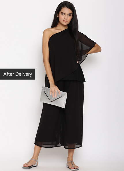 2pc. Maternity One-Shoulder Set