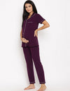 Marron Maternity Pajama