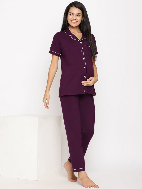 Maternity Pajama with Buttons