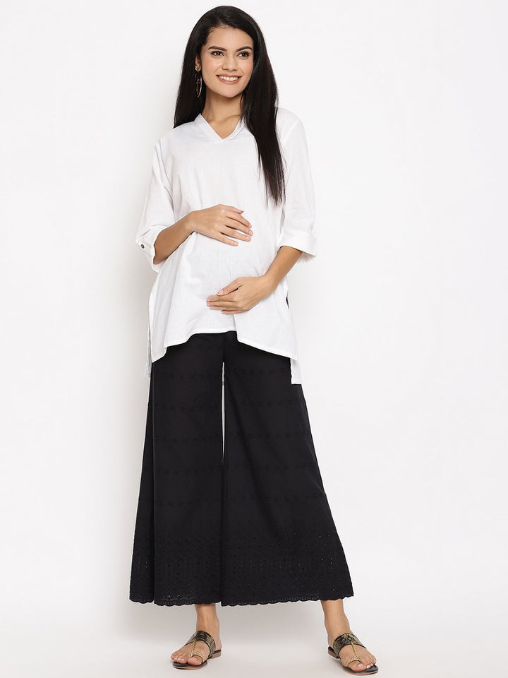 Maternity Cotton Palazzo Pants