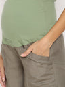 Maternity Palazzo Pants with Pocket