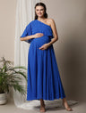 One Shoulder Maternity Photoshoot Gown