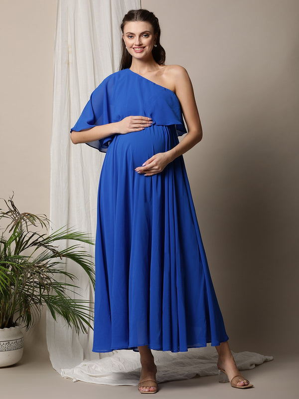 The Kobieta Maternity Maxi Kimono Chest Photo Dress - Kobieta Clothing  Company