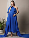 Blue Maternity Photoshoot Gown