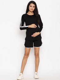 2pc. Maternity Shorts + T-shirt Set