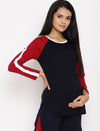 Maternity Active Shorts Set- Navy Blue