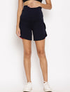 Maternity Active Shorts Set- Navy Blue