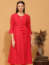Maternity & Nursing A-Line Cotton Kurti