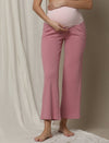 Maternity High-Waist Lounge Sleep Pants- Pink
