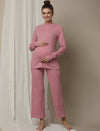 Maternity Matching Lounge PJ Set- Pink