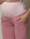 Maternity Matching Lounge PJ Set- Pink