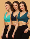 Full-coverage Wireless Maternity & Feeding Bra (pack of 3)- GPW