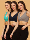 Full-coverage Wireless Maternity & Feeding Bra (pack of 3)- GBG