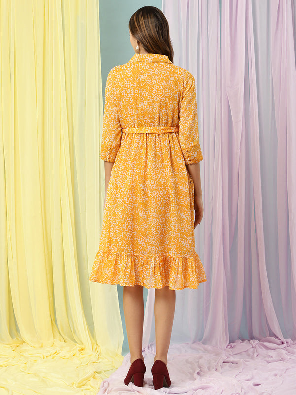 Yellow Maternity Frock